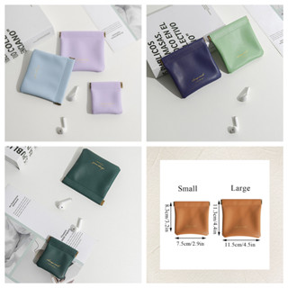 SILIFE กระเป๋าใส่เหรียญ ลิปสติก หูฟัง สายเคเบิ้ล ปิดอัตโนมัต…