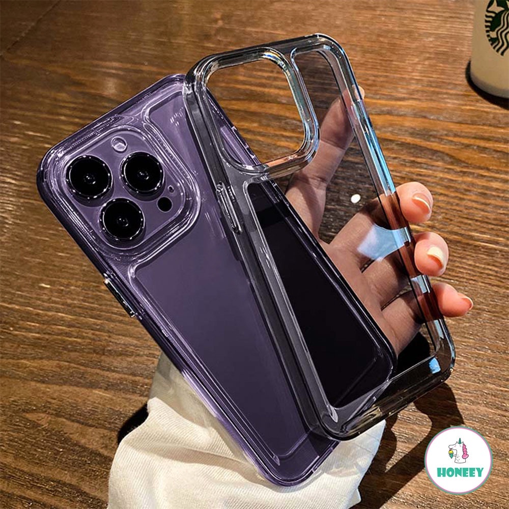 คริสตัลใสกันกระแทกเคสโทรศัพท์เข้ากันได้สําหรับiPhone 17 Air 16 15 14 13 12 11 Pro Max X Xs XRอะคริลิ