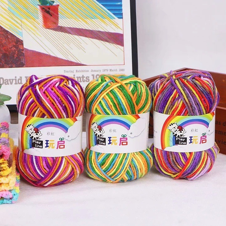 ไหมพรมนุ่มๆ 5ply ไหมพรมฝ้าย ไหมพรม wool