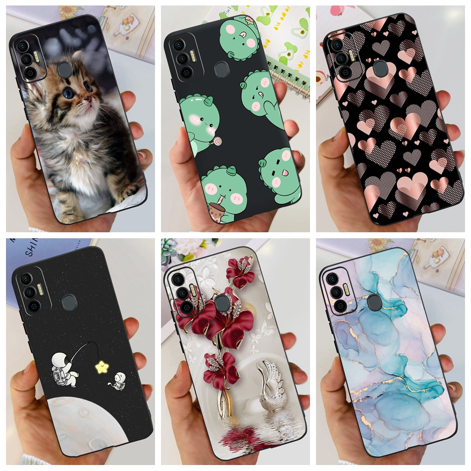 เคสโทรศัพท์มือถือ ซิลิโคนนิ่ม กันกระแทก สําหรับ Tecno Spark 7 KF6 KF6j KF6i KF6k PR651 PR651h Tecno 