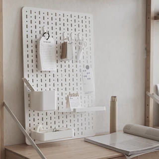 แผ่นวางของติดผนัง กระดานแขวนของ DIY pegboard
