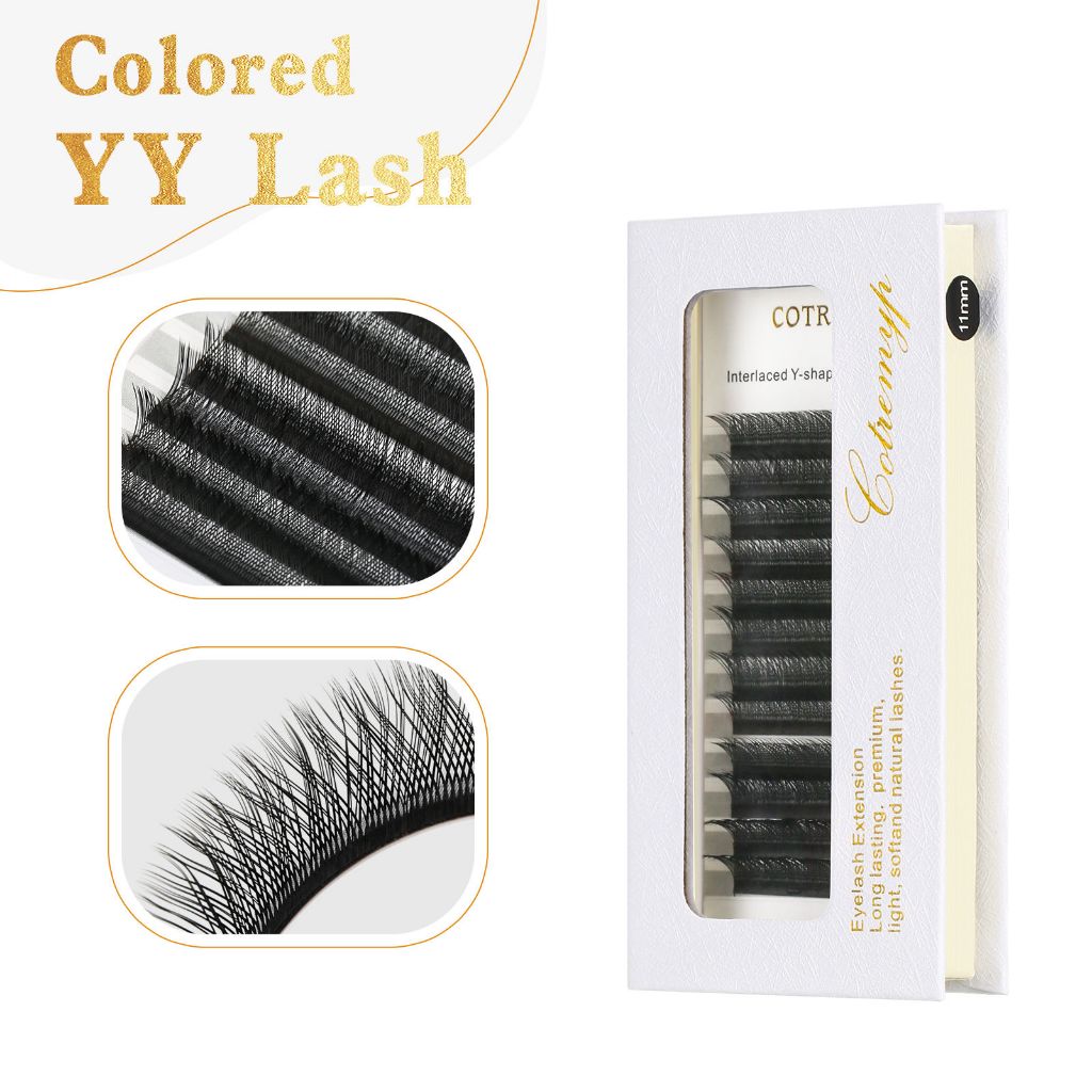 Lashes Y Cotremyp D Mix (8 ถึง 15) ความหนา 0.07 /0.05 ปริมาณบราซิล