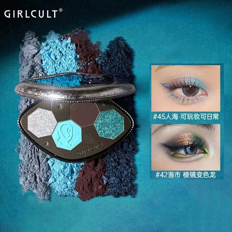 Girlcult Oriental Myth อายแชโดว์ เนื้อแมตต์ ประกายเพชร สี่สี