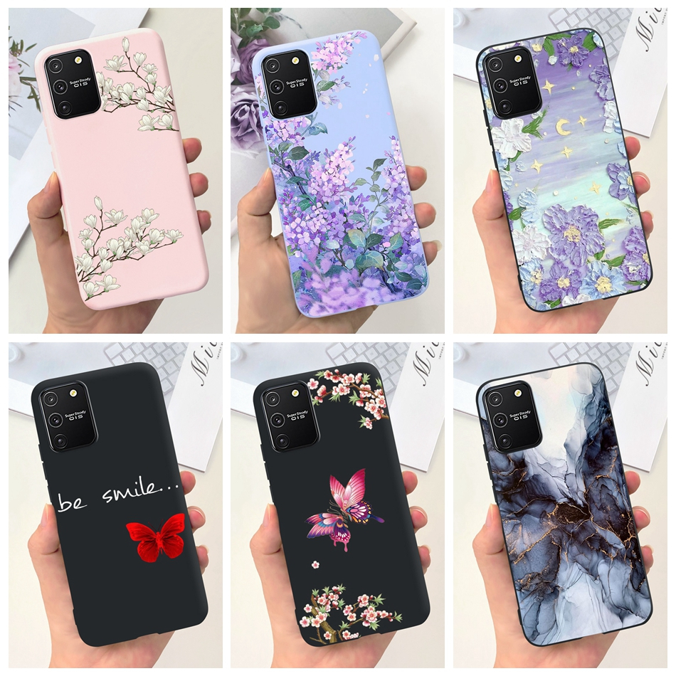 เคสโทรศัพท์ซิลิโคน TPU แบบนิ่ม ลายดอกไม้ ผีเสื้อ สําหรับ Samsung Galaxy S10 Lite S10lite SM-G770F