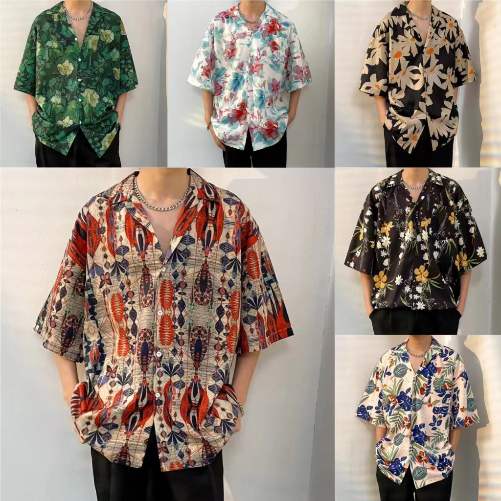 เสื้อผู้ชาย เสื้อฮาวาย หลายสไตล์ 100 แบบ รุ่น 1310
