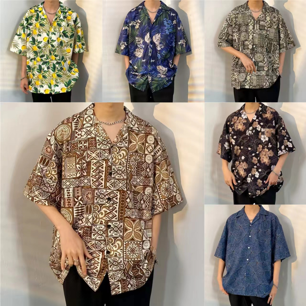 เสื้อผู้ชาย เสื้อฮาวาย หลายสไตล์ 100 แบบ รุ่น 1325