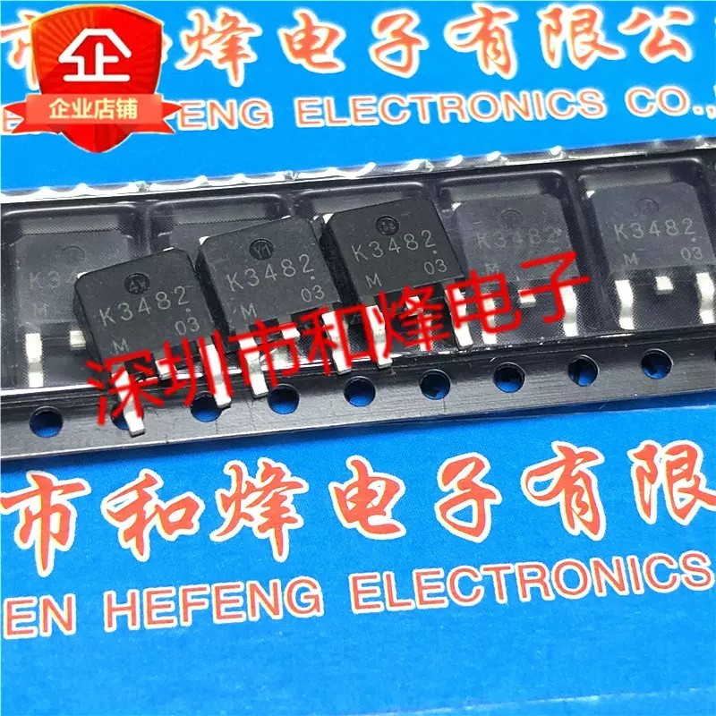 ทรานซิสเตอร์ 2SK3482 K3482 IXTY1R6N100D2 CJU55P30 GBU605 SMK0850 MOS