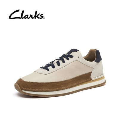 Clarks รองเท้าผ้าใบ รองเท้าวิ่ง แบบผูกเชือก สําหรับผู้ชาย【CraftRun Lace】