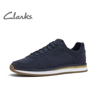 Clarks รองเท้าผ้าใบ รองเท้าวิ่ง แบบผูกเชือก สําหรับผู้ชาย【CraftRun Lace】