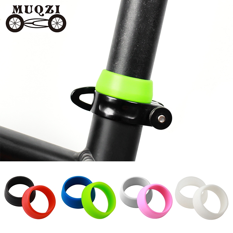 Muqzi ปลอกยางซิลิกาเจล กันน้ํา กันฝุ่น ทนทาน สําหรับหลักอานรถจักรยาน MTB