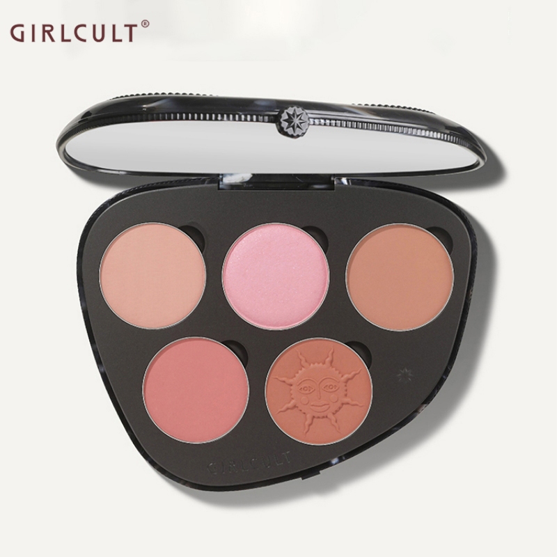 Girlcult พาเลทอายแชโดว์ บลัชออน ไฮไลท์ เนื้อแมตต์ 5 สี