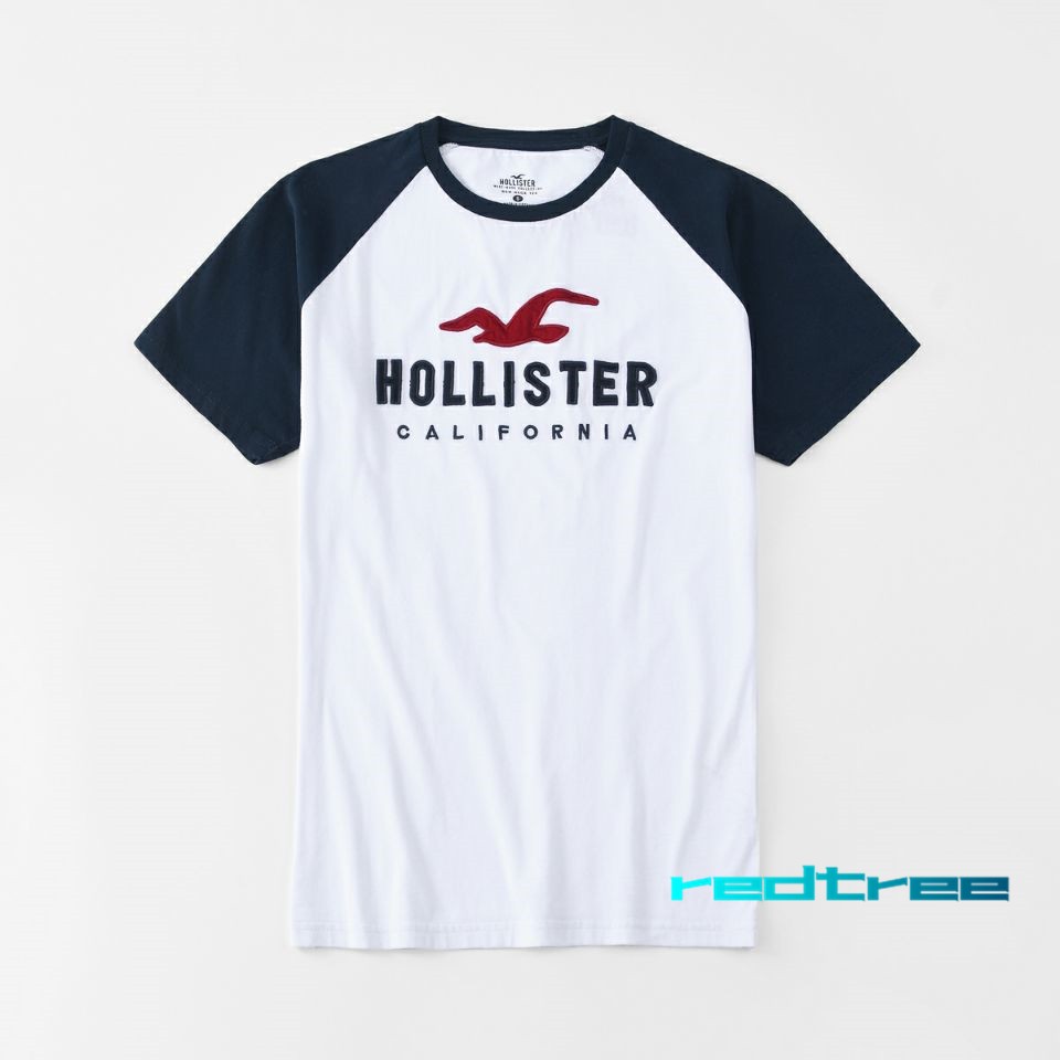 เสื้อยืด hollister men t-shirt ของแท้ 100% เสื้อยืดชาย