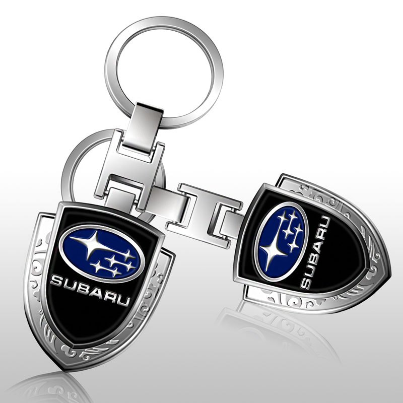 พวงกุญแจ โลหะผสมสังกะสี ลายโลโก้รถยนต์ สําหรับ Subaru XV Forester STI BRZ Outback Crosstrek Legacy Impreza Levorg WRX จํานวน 1 ชิ้น - รูปที่ 3