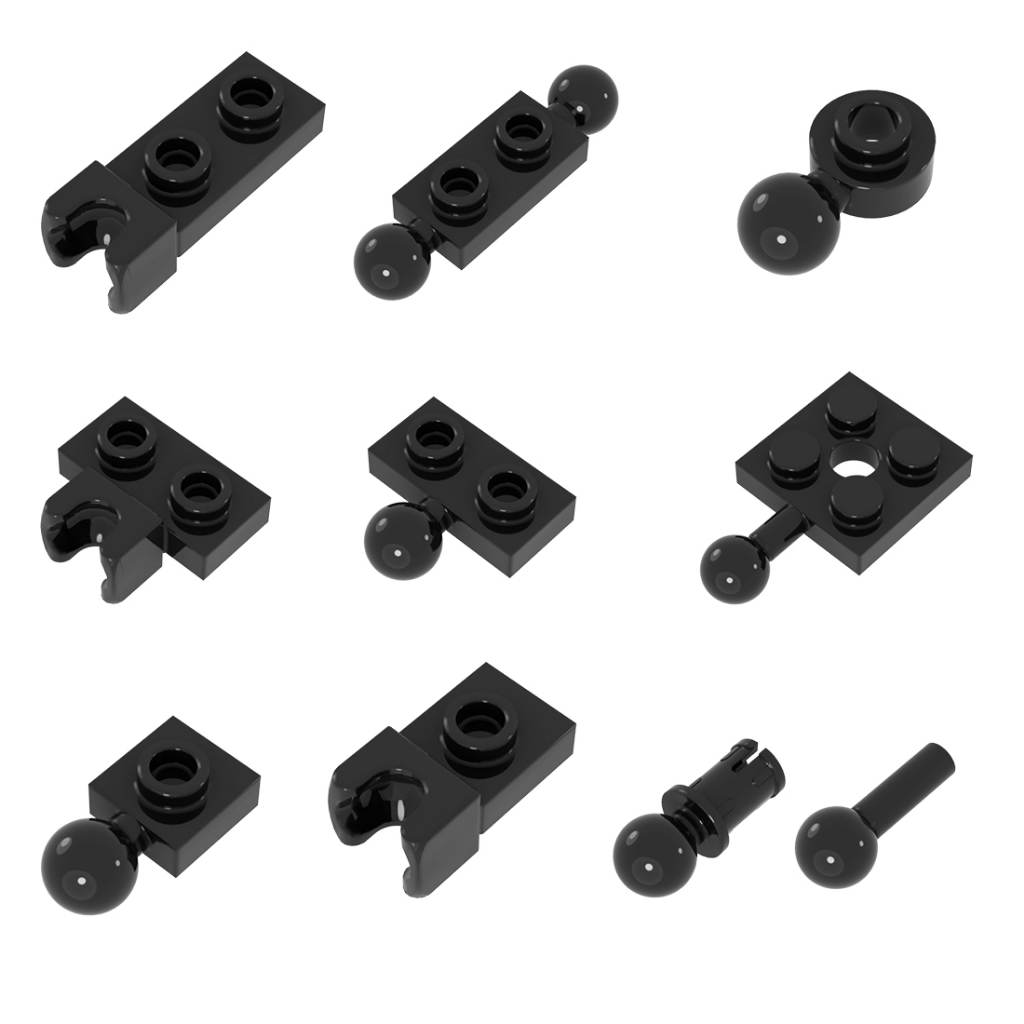 Joint Ball Connector บล็อกตัวต่อคลาสสิกของเล่นอิฐที่เข้ากันได้ MOC เด็กการศึกษาการเรียนรู้คอลเลกชัน