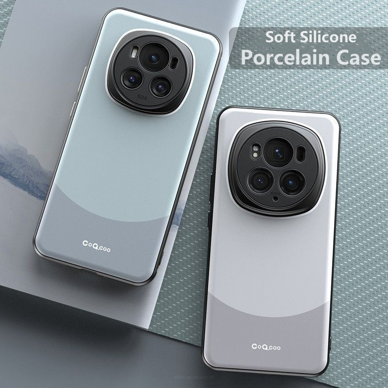 เคสซิลิโคนนิ่ม เนื้อแมตต์ ลายพอร์ซเลน หรูหรา สําหรับ Honor Magic 6 Pro 5 5Pro X9A X9B Magic5 Pro 5G