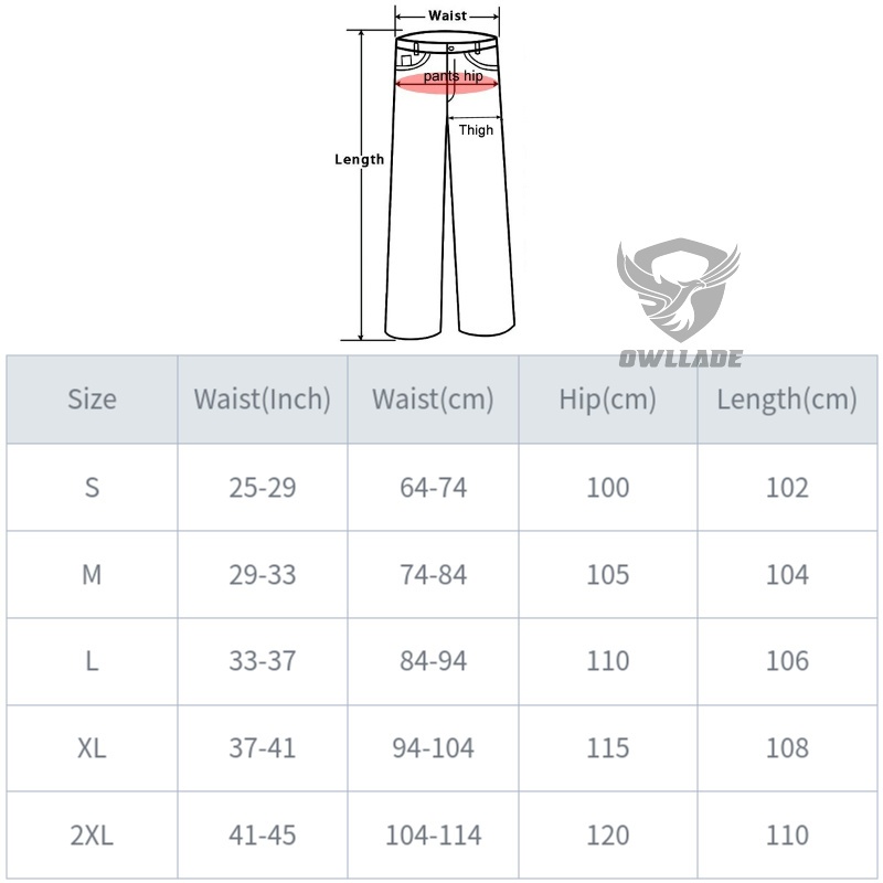 Owllade กางเกงคาร์โก้ยุทธวิธีอาวุโสสําหรับผู้ชาย KBZ01 สีเทากันน้ํา A01 2T