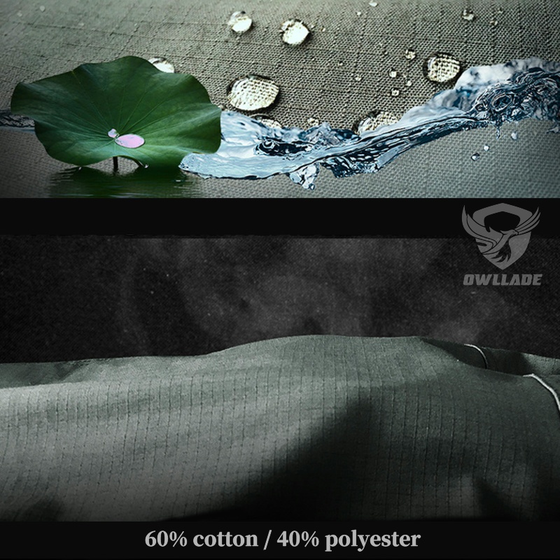 Owllade กางเกงคาร์โก้ยุทธวิธีอาวุโสสําหรับผู้ชาย KBZ01 สีเทากันน้ํา A01 2T