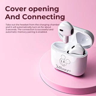 TWS Earphone หูฟังบลูทู Bluetooth5.3 หูฟังบูลทูธ HiFi หูฟังไร้สาย Earphone สําหรับ Android/ios