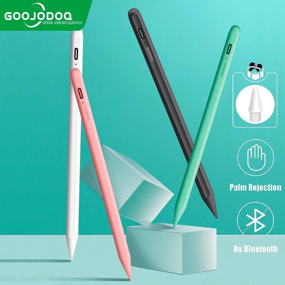 GOOJODOQ ปากกาสไตลัส GD10 วางมือบนหน้าจอได้ สำหรับ Air3-5/Gen6-9/Mini5-6