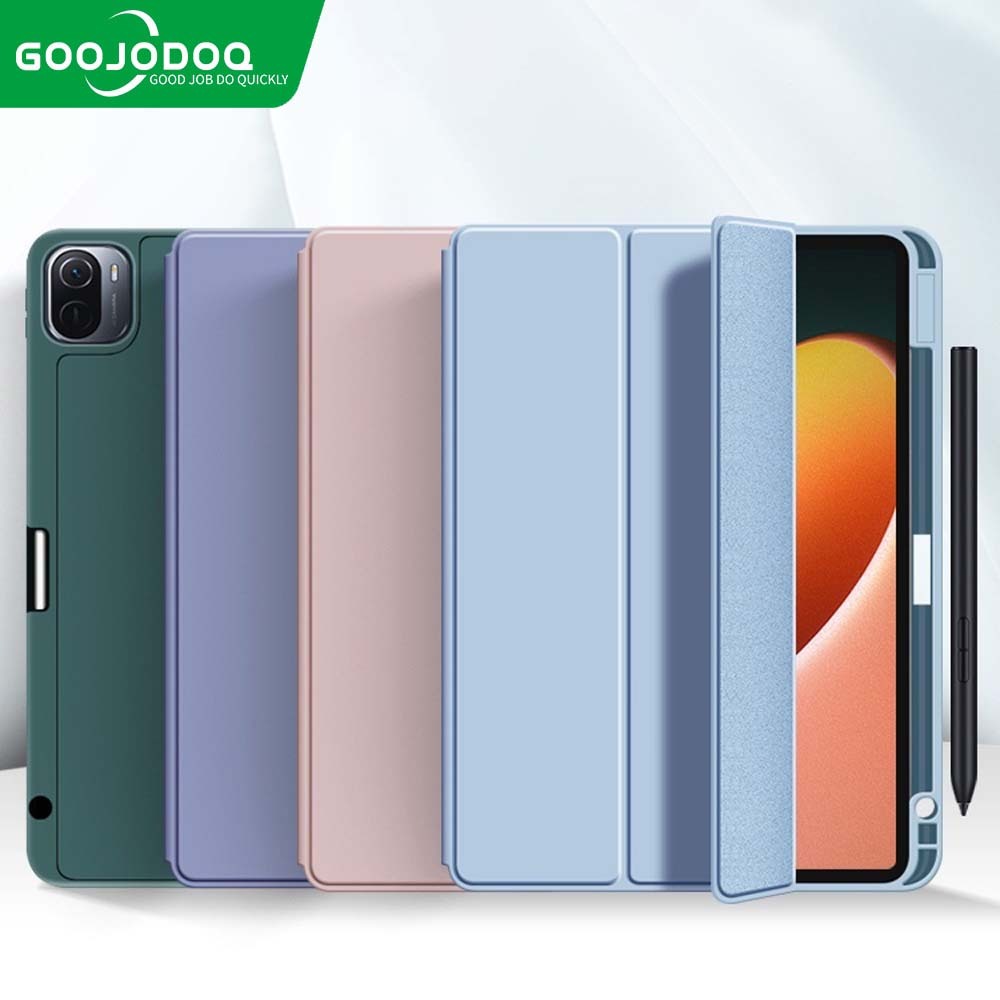GOOJODOQ เคสโทรศัพท์มือถือหนัง อะคริลิค บางมาก กันกระแทก สําหรับ Xiaomi Mi Pad 5 Mi Pad 5 Pro 11 นิ้ว