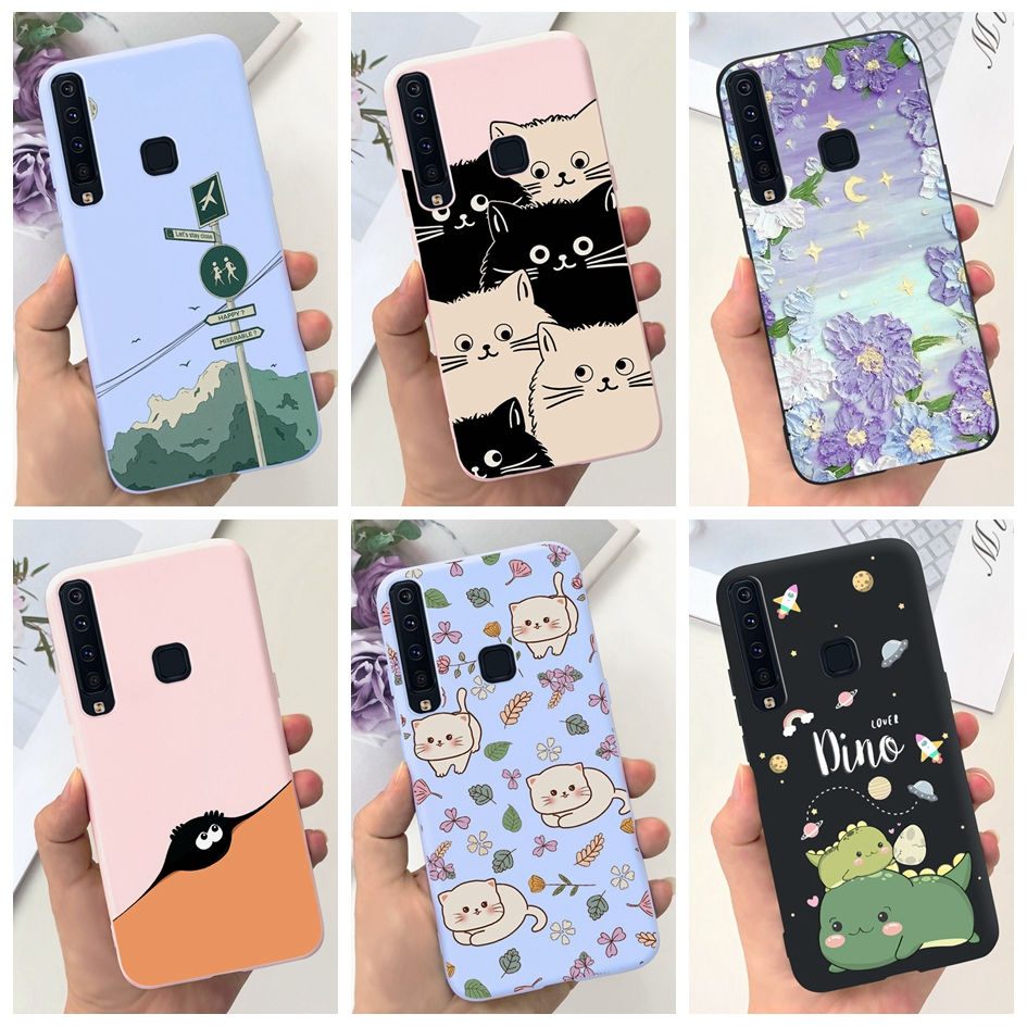 เคสโทรศัพท์ ซิลิโคนนิ่ม TPU ลายการ์ตูนดอกไม้ยอดนิยม สําหรับ Samsung Galaxy A9 2018 SM-A920F A 9 2018 A9s