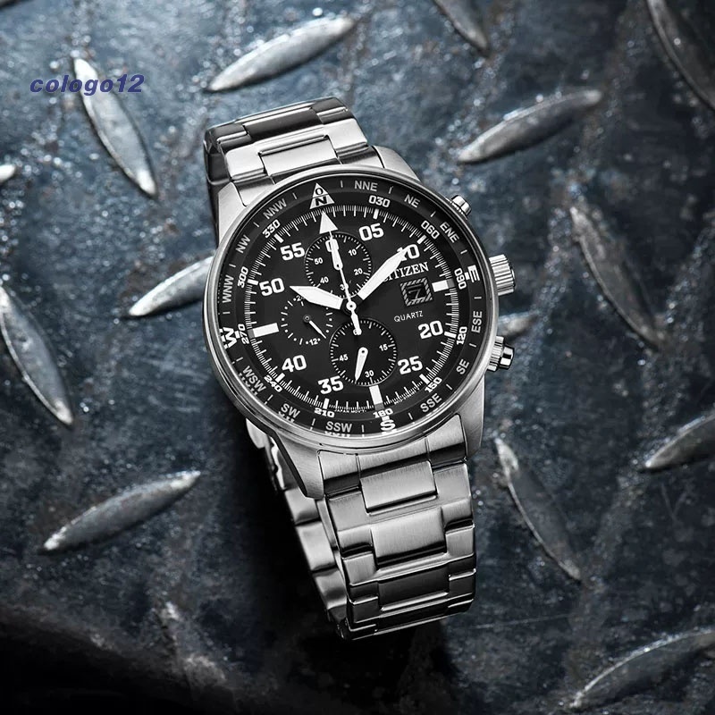 Citizen ของแท้ นาฬิกาข้อมือ กันน้ํา สําหรับผู้ชาย