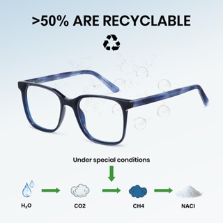 Cyxus แว่นตาแฟชั่น กรอบสี่เหลี่ยม ป้องกันแสงสีฟ้า ป้องกันคอม…