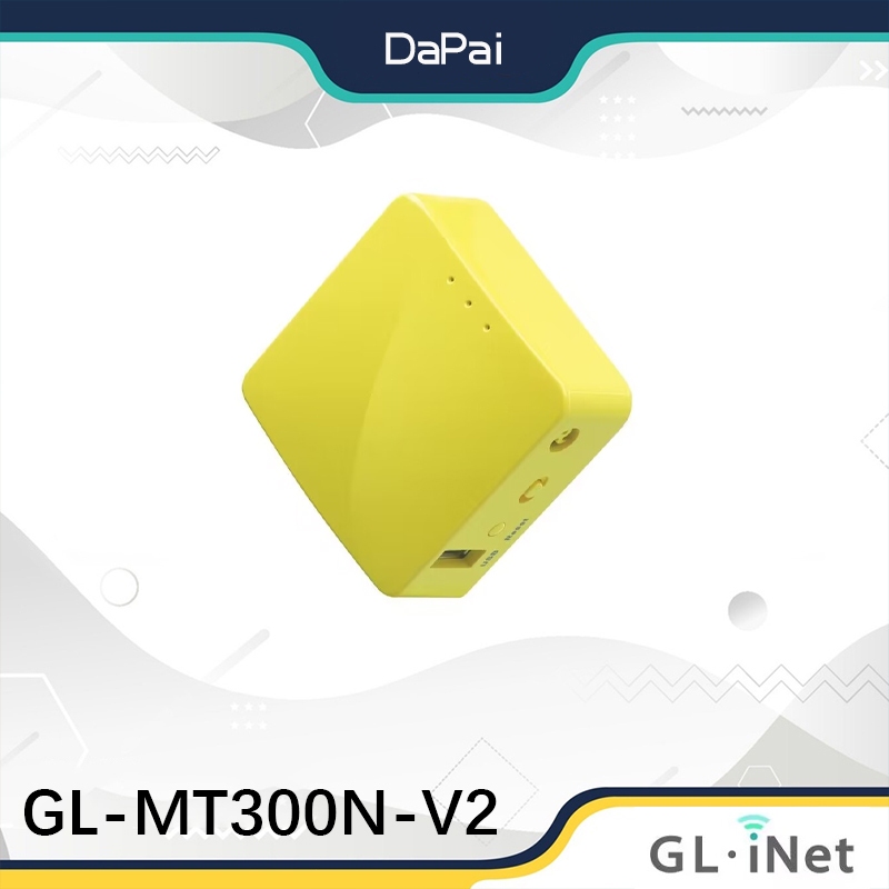 Gl.inet GL-MT300N-V2 เราเตอร์ไร้สาย แบบพกพา ขนาดเล็ก 300Mbps 128