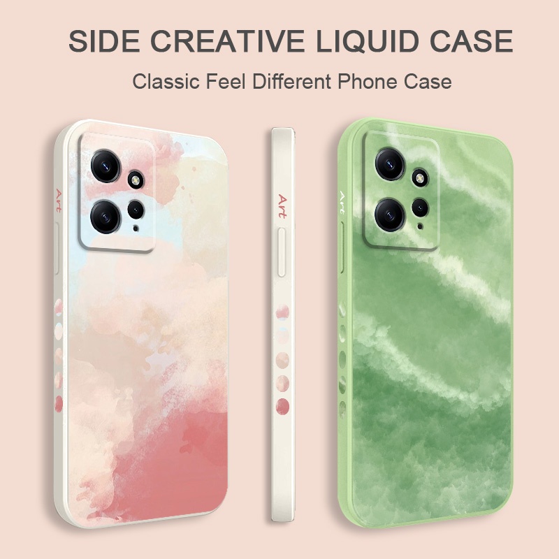 เคสโทรศัพท์สําหรับ Xiaomi Redmi Note 14 13 Pro Plus + 4G 5G รูปแบบศิลปะรู้สึกสบายฝาครอบ