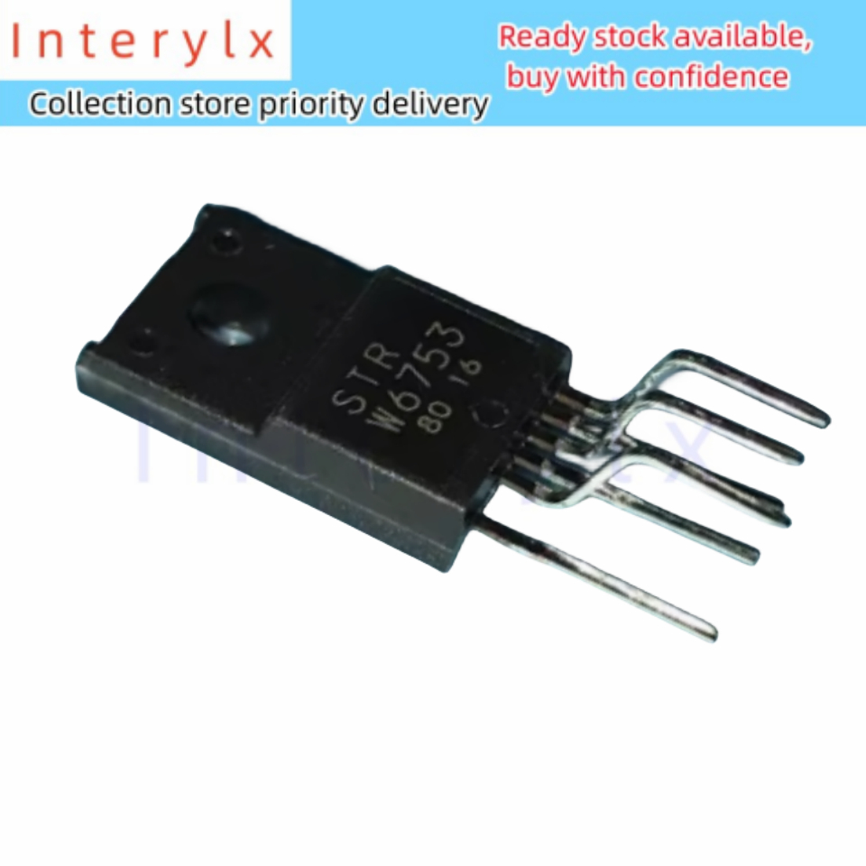 1 ชิ้น【รับประกันคุณภาพ】 Strw6753 STR-W6753 W6753 TO-220F