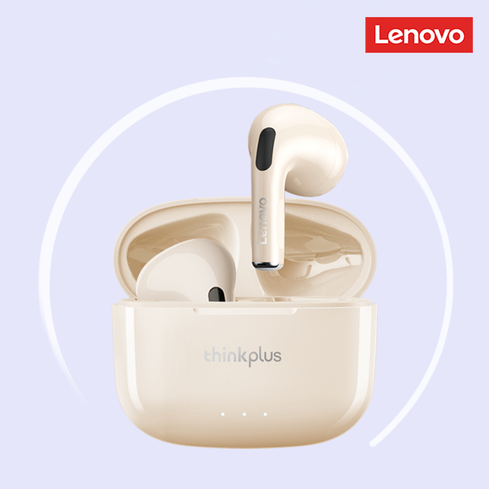 Lenovo LP40 PLUS ชุดหูฟังบลูทูธไร้สาย 5.3 พร้อมไมโครโฟน ตัดเสียงรบกวน ควบคุมได้นาน