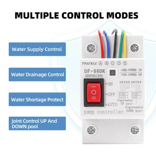 สวิตช์ควบคุมระดับน้ำอัตโนมัติ DF-96DK 20A 220V สำหรับถังน้ำ ปั๊มน้ำ เซ็นเซอร์ตรวจจับระดับน้ำ