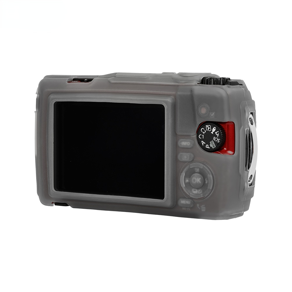 JJC SCC-TG7 เคสเสื้อแจ็กเก็ตซิลิโคน แบบเปลี่ยน สําหรับกล้องดิจิทัล Olympus OM SYSTEM Tough TG-7 CSCH-128