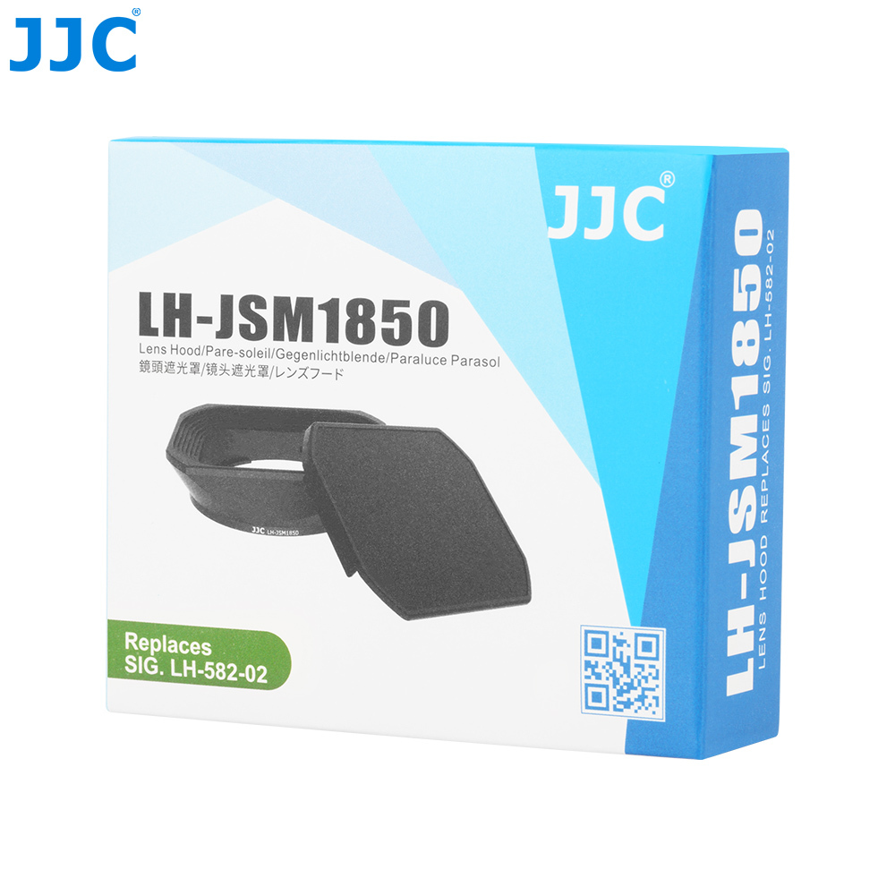 JJC Lens Hood ฝาครอบเลนส์กล้อง Sigma 18-50mm F2.8 DC DN Lens DSLR Mirrorless อุปกรณ์เสริมกล้อง