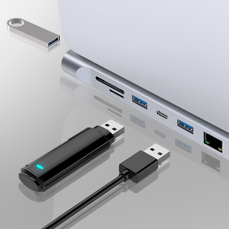 12in1 แท่นชาร์จ Type-C เป็น Dual HDMI*2 VGA Audio 3.5 มม. TF/SD RJ45 Ethernet PD ฮับ USB-C สําหรับแล็ปท็อป โทรศัพท์ แท็บเล็ต