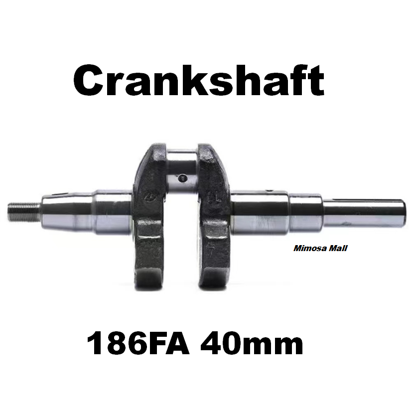 【ผู้ขายในประเทศไทย】เพลาข้อเหวี่ยง Mimosa Assy Assembly 186FA 40 มม.เครื่องยนต์ดีเซลระบายความร้อนด้วยอากาศ 10HP 12HP