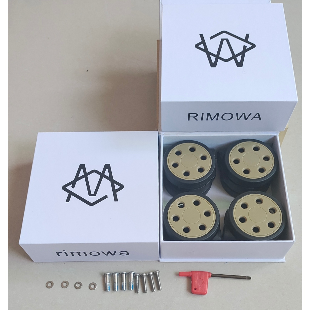เหมาะสำหรับล้อกระเป๋าเดินทาง Rimowa, ล้อเงียบเงียบเดิมสากล Rimowa อุปกรณ์เสริมการเดินทางล้อ14
