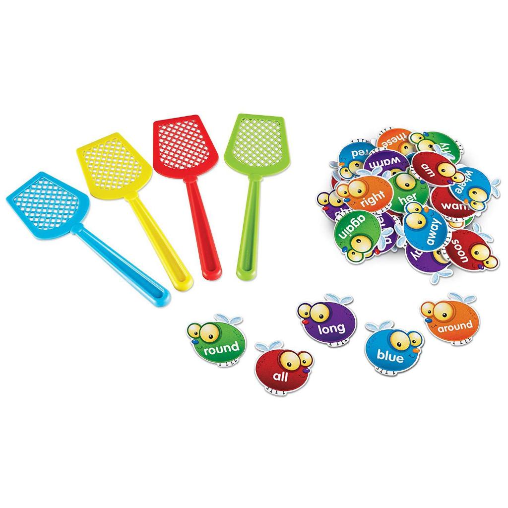 Sight Word Swat a Sight Word Game, Visual, Tactile and Auditory Learning, 82 ชิ้น, อายุ 5+, หลายสี