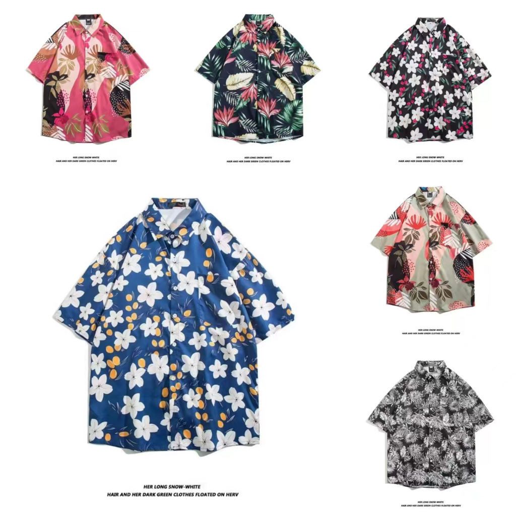 เสื้อผู้ชาย เสื้อฮาวาย หลายสไตล์ 100 แบบ รุ่น 3135