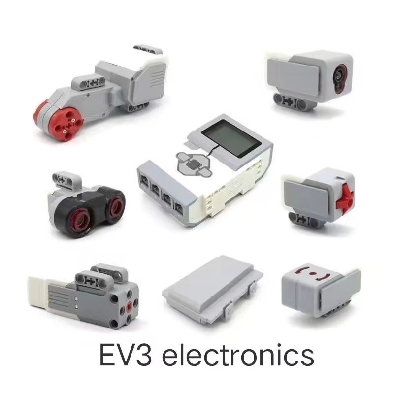 Ev3 เซ็นเซอร์สีมอเตอร์ขนาดกลางขนาดใหญ่เซ็นเซอร์อัลตราโซนิกแบตเตอรี่ลิเธียมแบบชาร์จไฟได้ Gyroscope