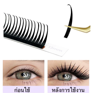 การ์ตูนเปียก ขนตาปลอมแหลมตามธรรมชาติ นุ่มและไม่หลวม และซีดีพลิกเป็นขนตาต่อกิ่ง
