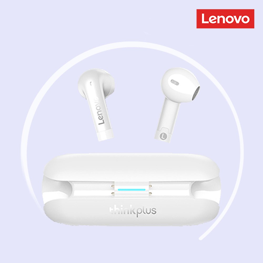 Lenovo TW60 หูฟังบลูทูธไร้สาย พร้อมไมโครโฟน ลดเสียงรบกวน 300mAh 5.3 สําหรับเล่นเกม