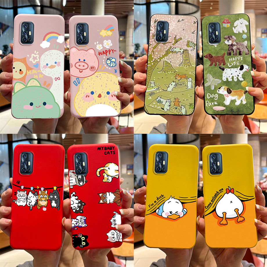 สําหรับ Vivo V17 / V19 Neo เคสการ์ตูนน่ารัก กันกระแทก ซิลิโคนนุ่ม สําหรับ Vivo 1919