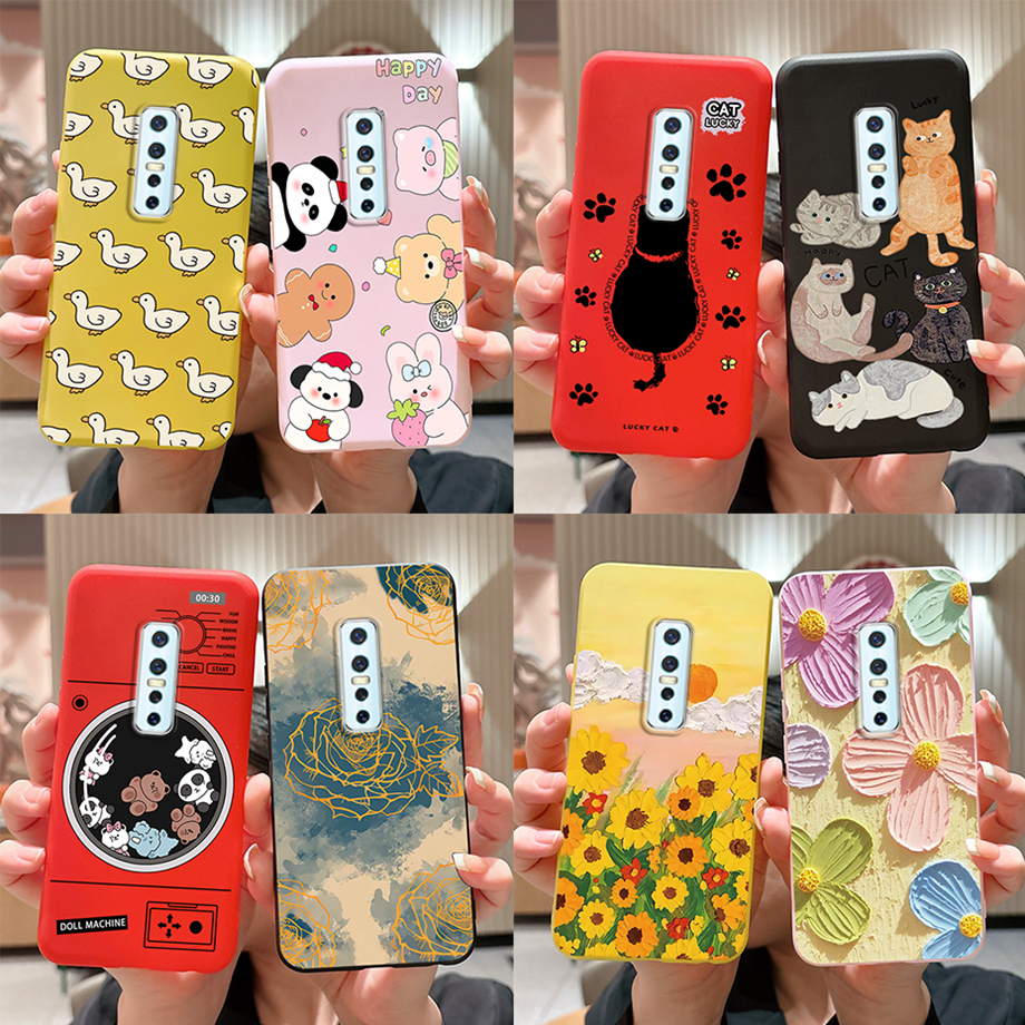 PBZZ เคสซิลิโคนนิ่ม ลายการ์ตูนดอกไม้ กันกระแทก สําหรับ oppo RENO 5 5g oppo RENO 4 4g reno5 5g YTYHH01