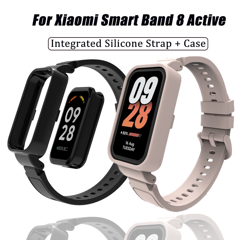 สายนาฬิกาข้อมือซิลิโคน แบบเปลี่ยน สําหรับ Xiaomi Redmi Band 2 Xiaomi Mi Band 8 Xiaomi Redmi Smart Band 2