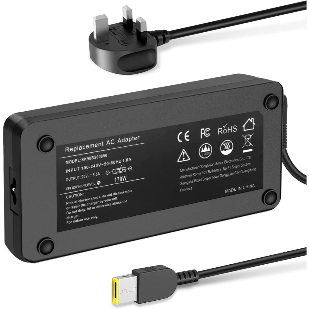 170W USB Lenovo แล็ปท็อปชาร์จ,เหมาะสําหรับ Lenovo ThinkPad T440 T440S T540 W541 T550 P51 Ideapad 771