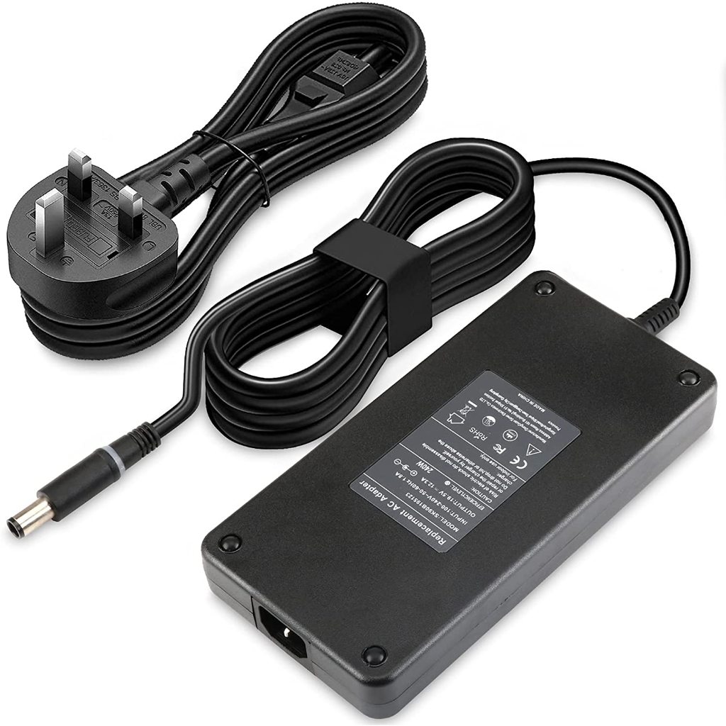 19.5V 12.3A 240W อะแดปเตอร์ AC สําหรับ Dell Alienware M17X R2 M17X R3 M4700 M6400 M6500 M6600 J211H 
