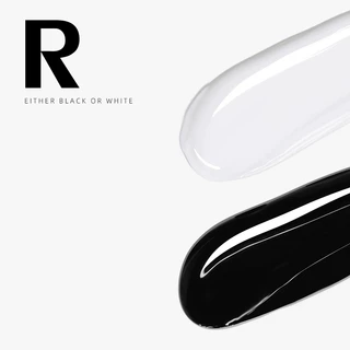 มี 6 R สีเจล ขาวดำงาช้าง สีเจล​ดำ​ สีเจลขาว​ สีแน่น​ เกรดพรีเมี่ยม​ ขวดสวยคุณภาพดีมาก สีแน่นมาก จากตระกูล R