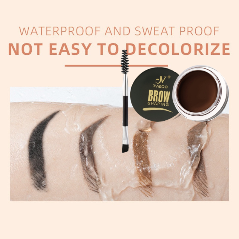 ชุดเครื่องสําอาง ครีมเขียนคิ้ว กันน้ํา ติดทนนาน + ดินสอเขียนคิ้ว 2 in 1 + มาสคาร่า + อายไลเนอร์ + แปรงเขียนคิ้ว 1 ชิ้น - รูปที่ 6