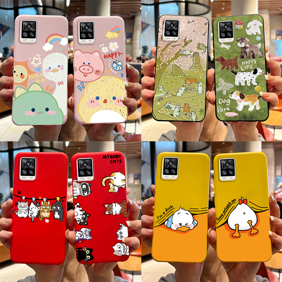 เคสซิลิโคนนิ่ม กันกระแทก สําหรับ Vivo V20 Case V2025 V2024